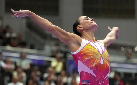 VIDEO: Poveste incredibilă în gimnastică: Oksana Chusovitina, finalistă la 51 de ani și cu gândul la Jocurile Olimpice 2028