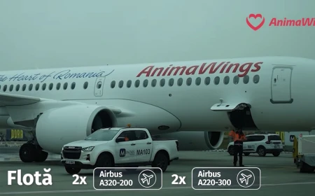 AnimaWings neagă că ar avea probleme cu plata leasingului la aeronavele A220-300: „Decizia de grounding este dată de AnimaWings”