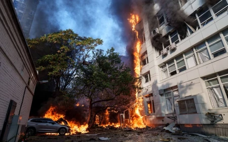 Ukraine hit with deadly wave of Russian drone strikes in Kyiv and across the country