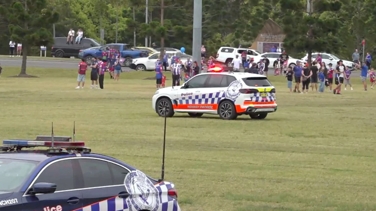 Car drives into large crowd of Australian rugby fans, injuring 10 north of Sydney