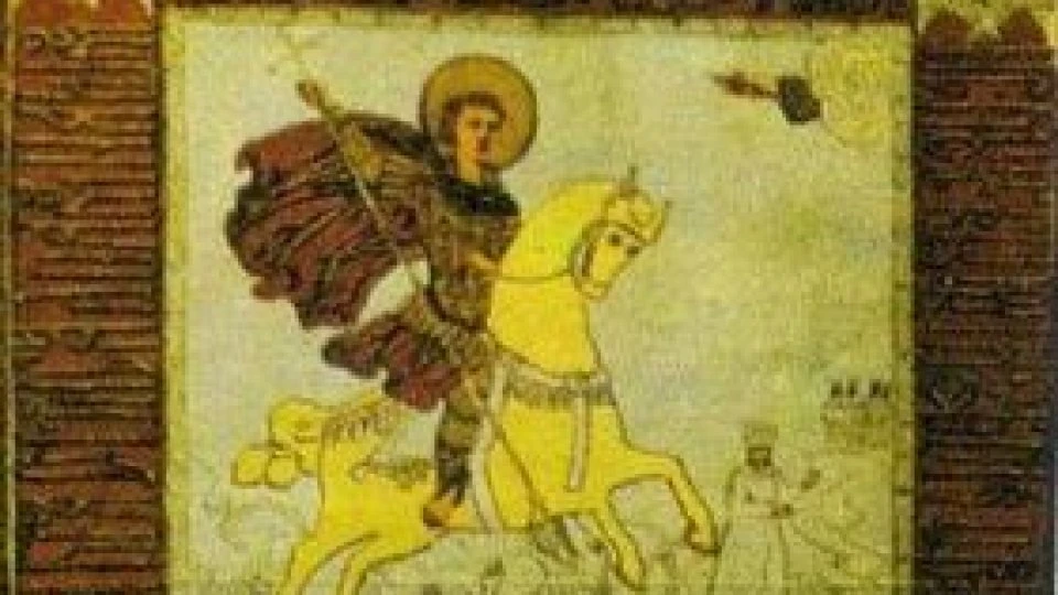 Steagul de luptă al lui Ștefan cel Mare va fi expus la Palatul Culturii din Iași / A fost dăruit în timpul vieții voievodului Mănăstirii Zografu de pe Muntele Athos