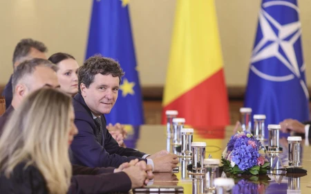 Nicușor Dan, consultări cu partidele politice, luni, pentru desemnarea unui nou premier