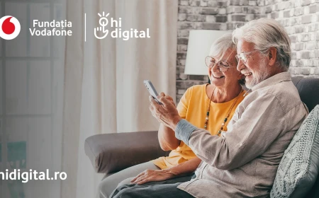 Fundația Vodafone lansează platforma Hi Digital, care îi ajută pe seniori să folosească tehnologia cu mai multă încredere