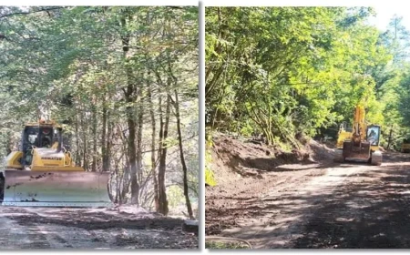 Au început lucrările la ”cel mai spectaculos drum din Timiș” / Face legătura între zona montană a Timișului cu județele Caraș-Severin și Hunedoara / Acces la Peștera Românești, bisericile din lemn și morile de apă