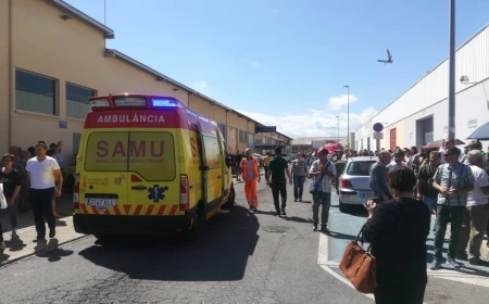 Unsprezece persoane rănite după prăbuşirea unui bar în Spania / Peste 25 de persoane au fost scoase de echipele de intervenție dintre dărâmături